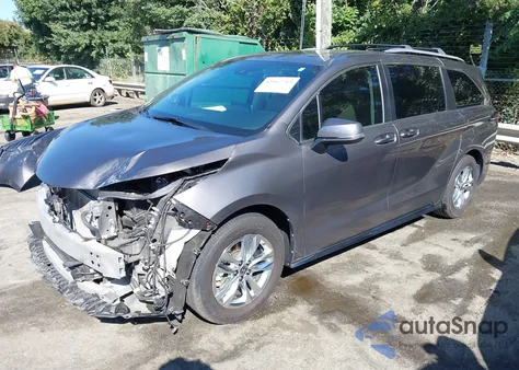 2022 Toyota Sienna Limited from USA, damaged, VIN 5TDZRKEC7NS098931